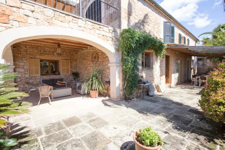 Lujosa Casa Mallorquina Restaurada Ses Salines  Extérieur photo